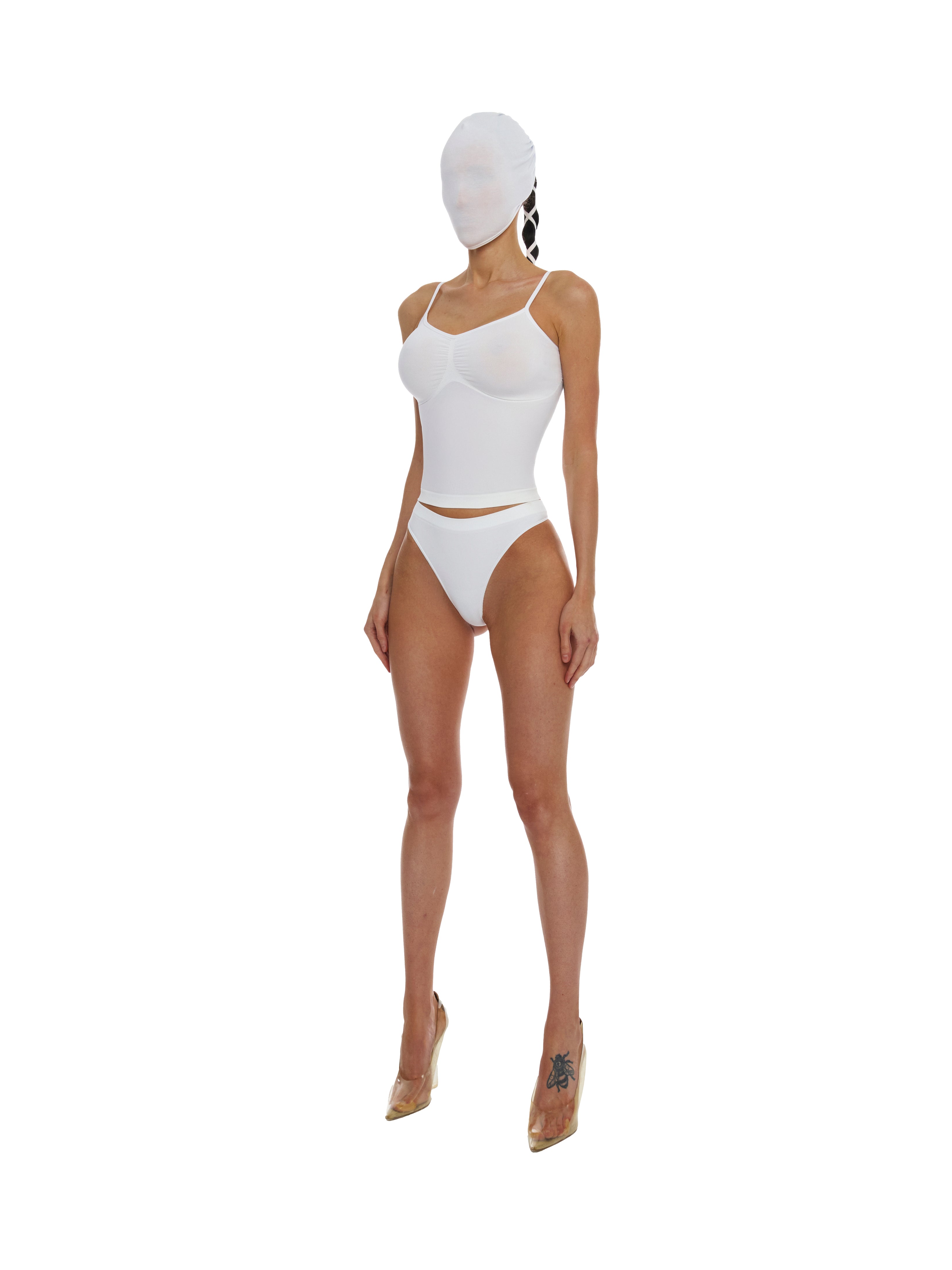 Seamless g-top with underwear