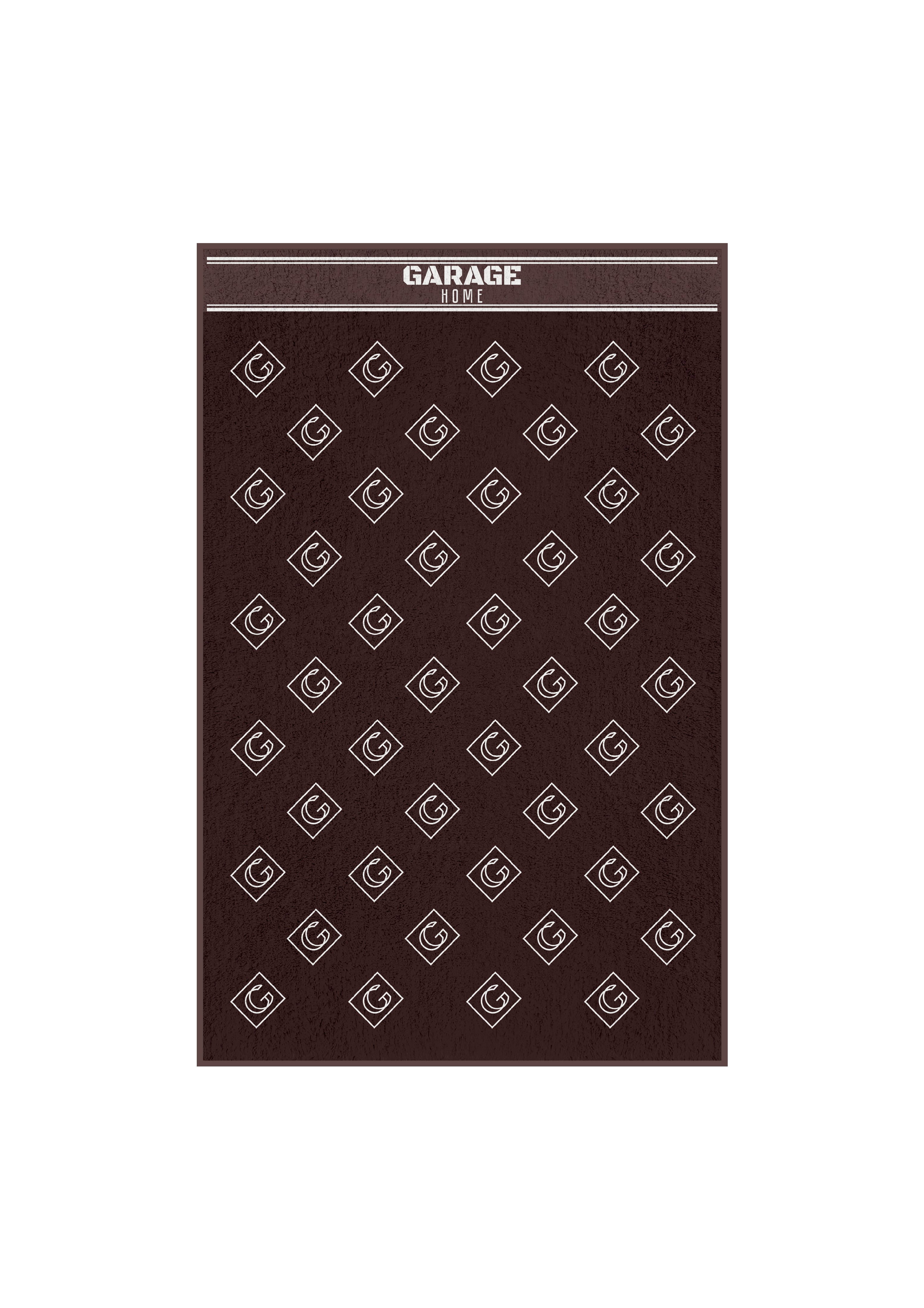 Reversible terry towel "Garage est.2016"