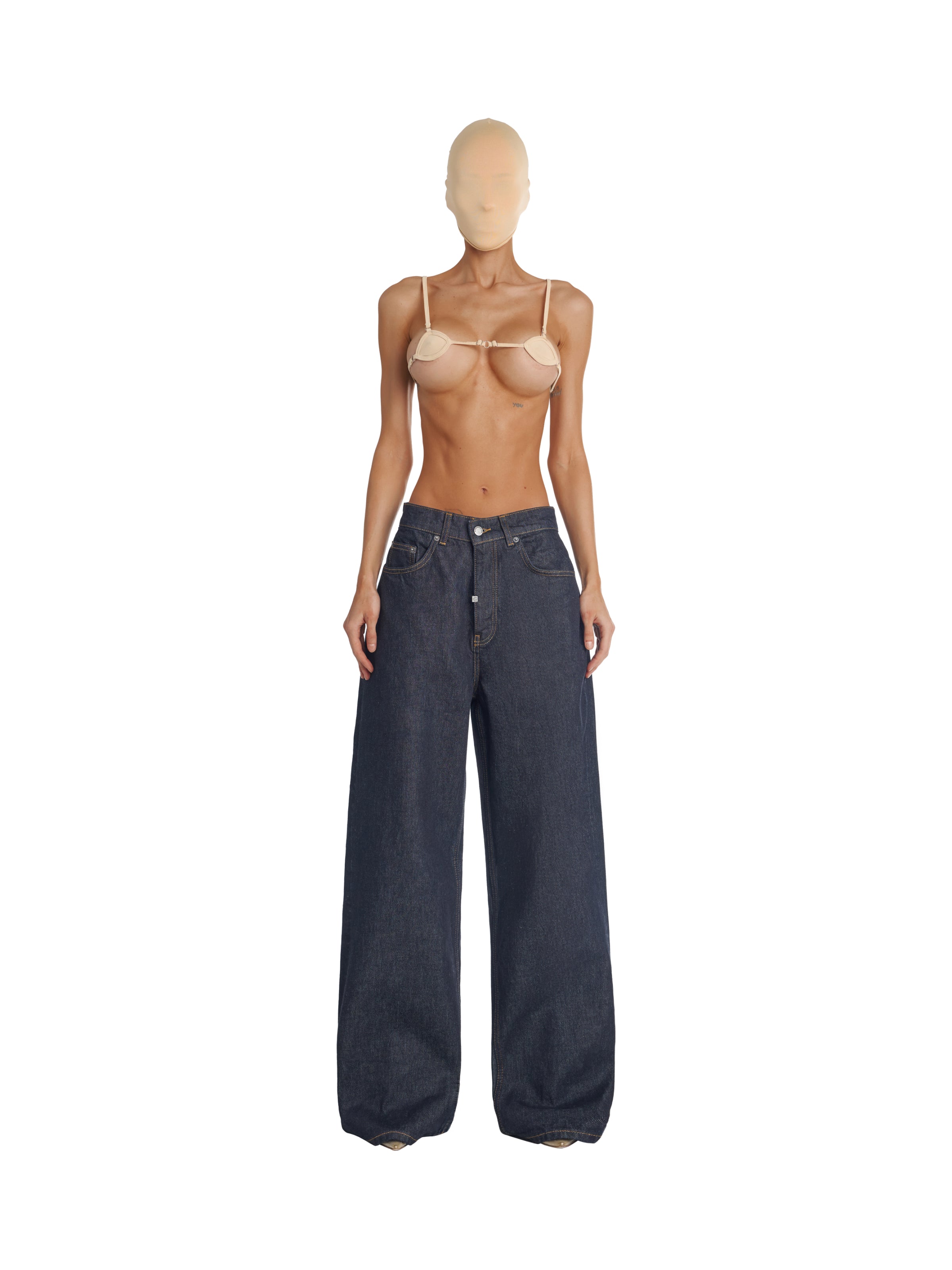 Darkblue denim jeans