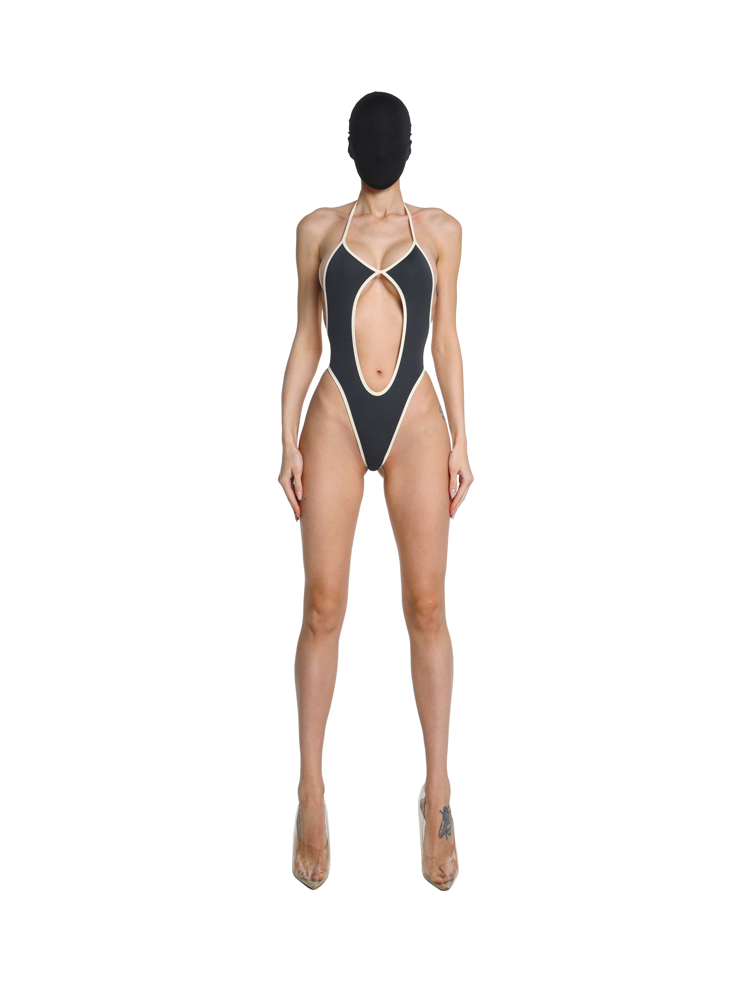 Open swimsuit bodysuit