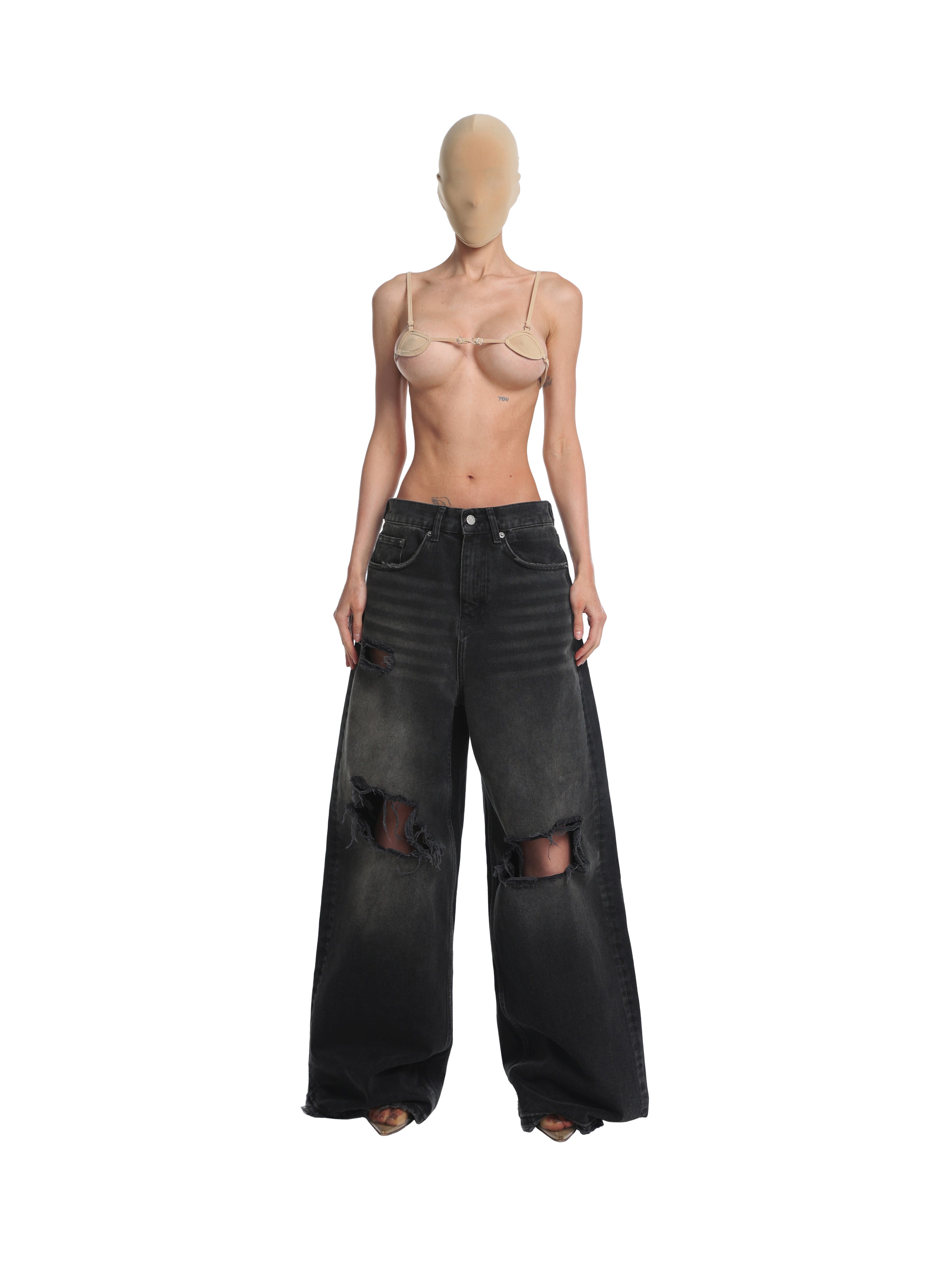 Jeans Garage open back
