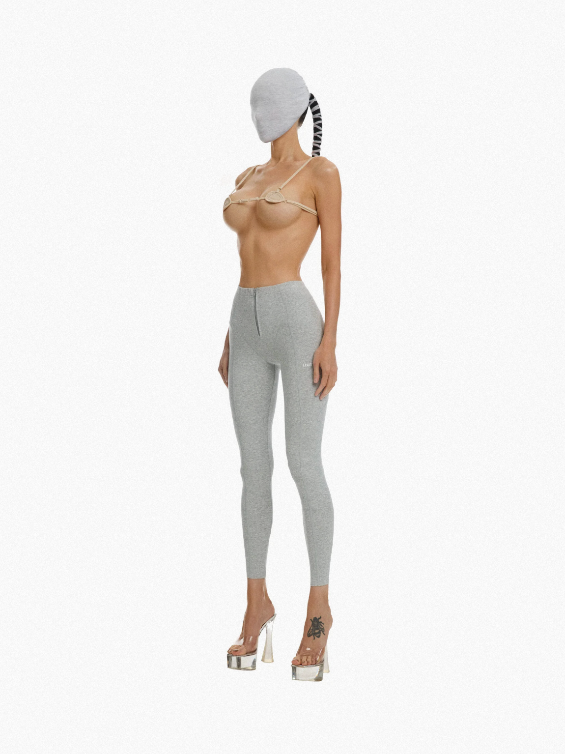 LEGGINGS WITH ZIPPER