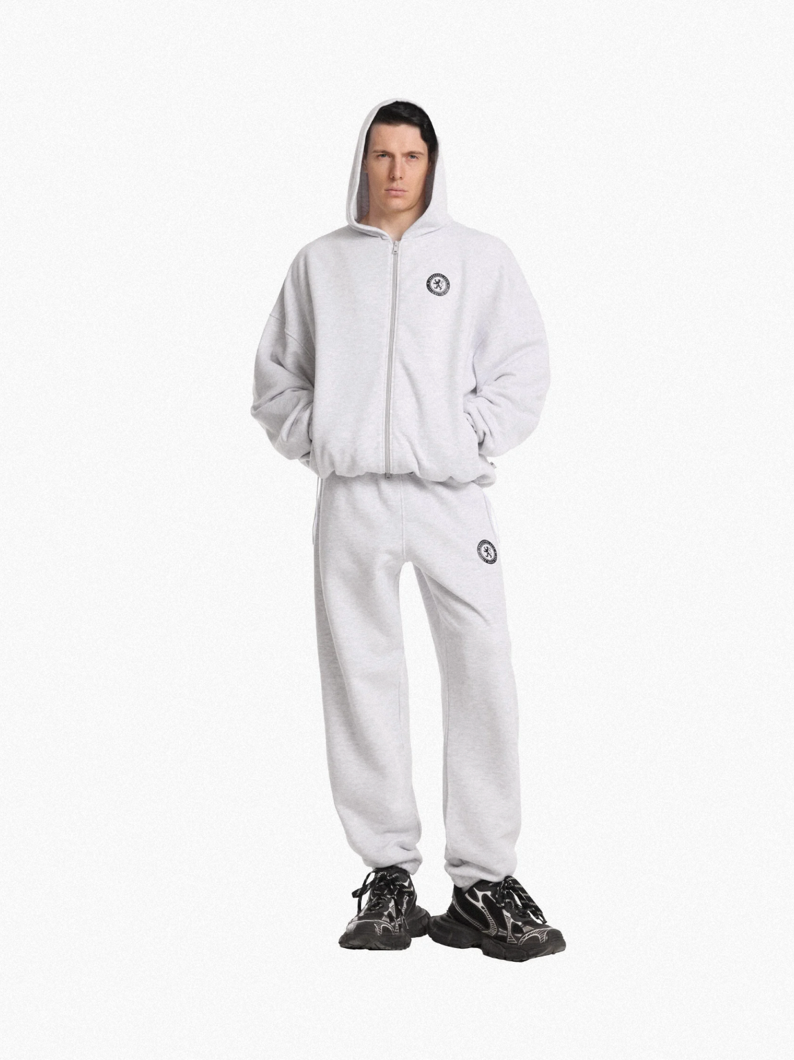 Men ( Hoodie ) Gray Melange