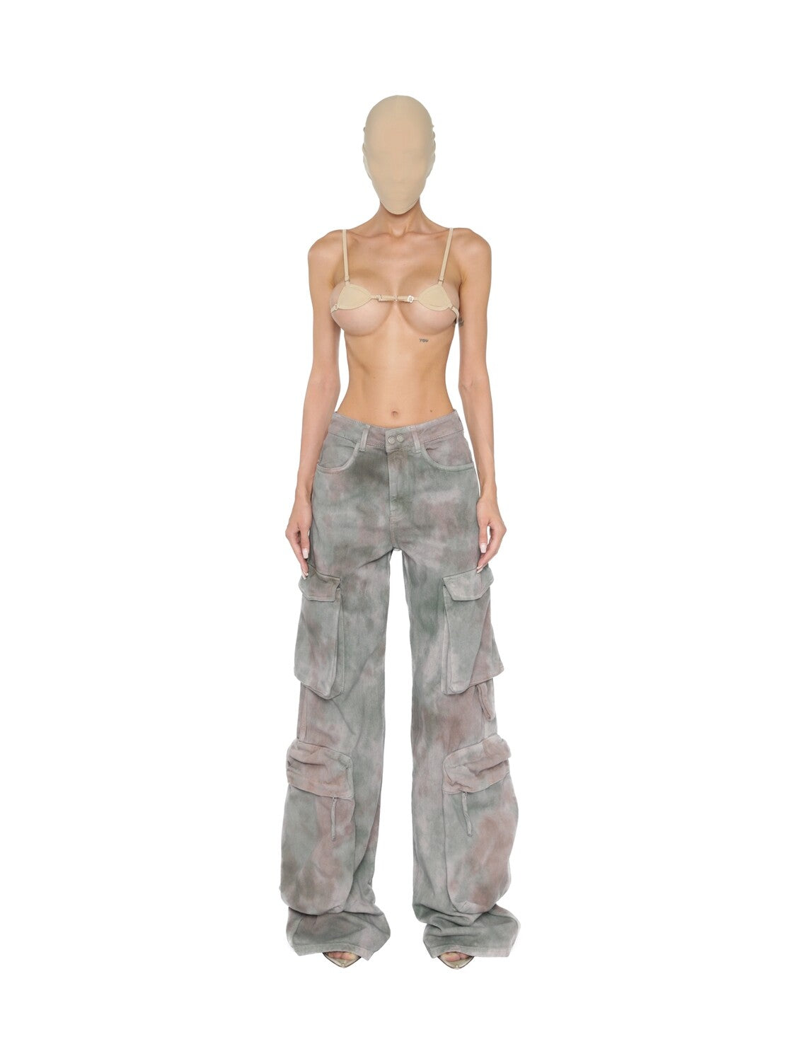 Jeans cotton camo