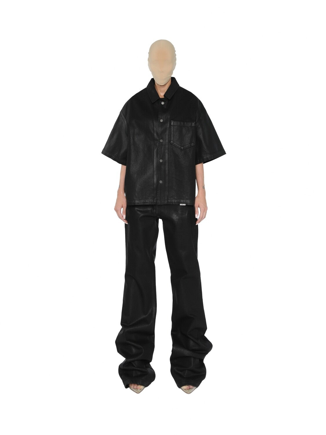 Unisex shirt kaplama onyx