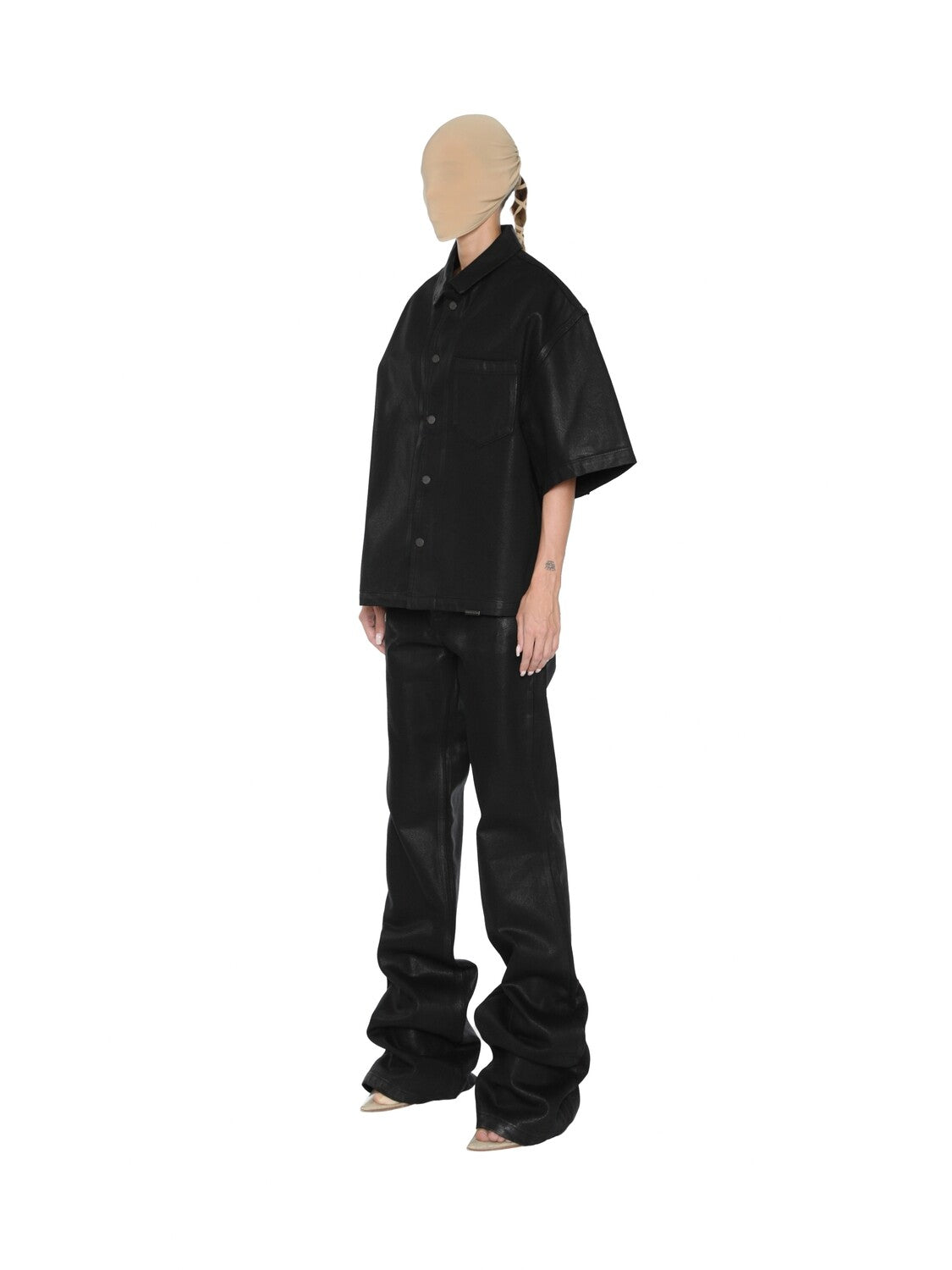 Unisex shirt kaplama onyx