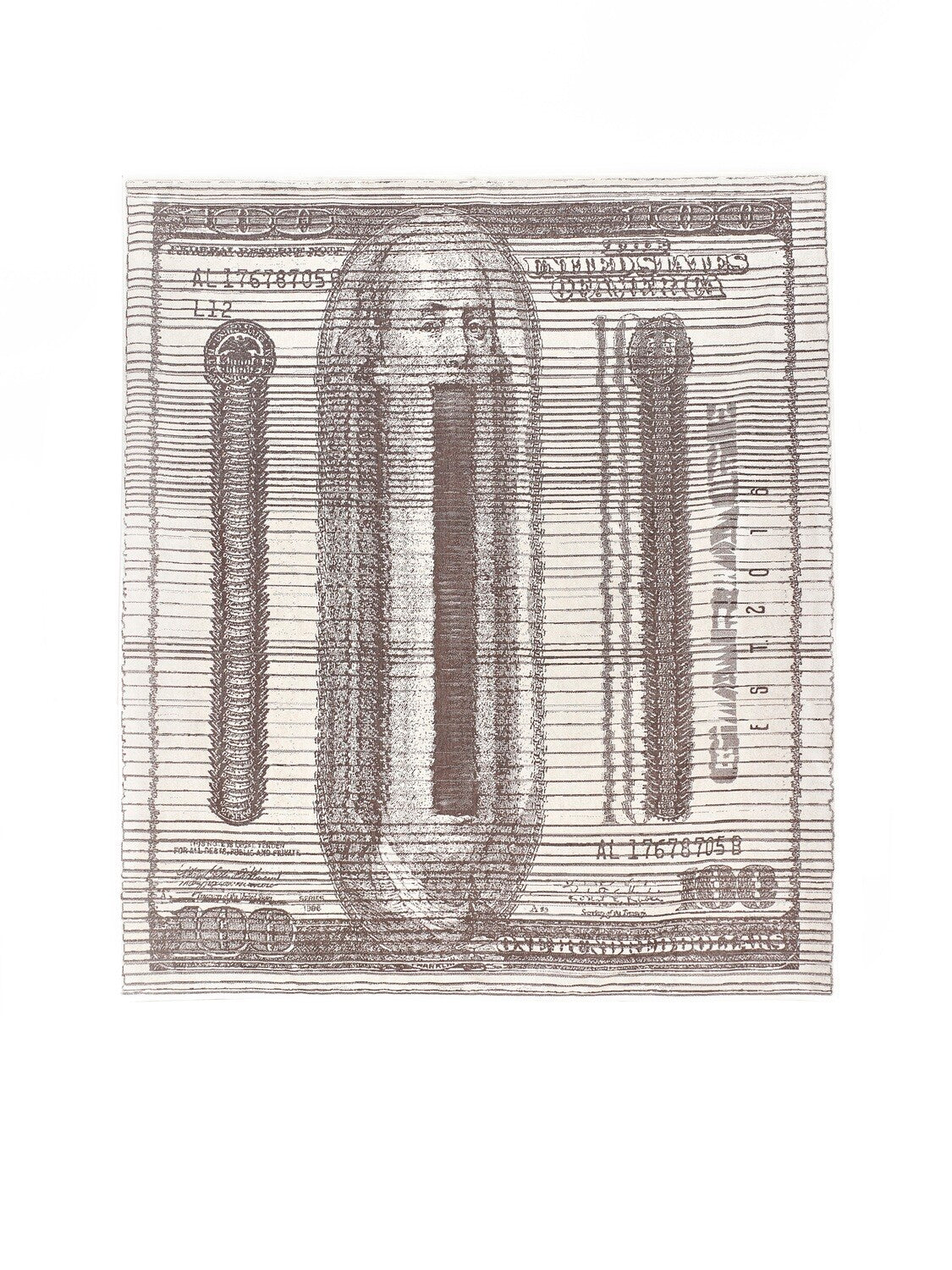 Terry comforter "Garage est.2016" colored