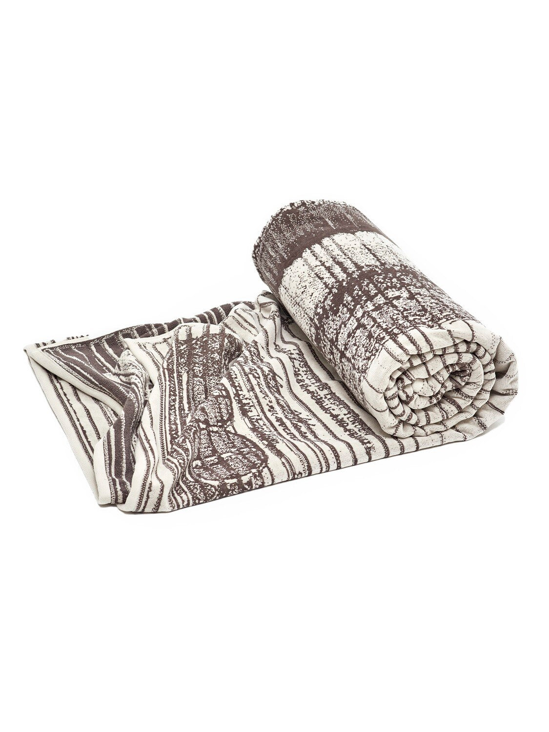 Terry comforter "Garage est.2016" colored