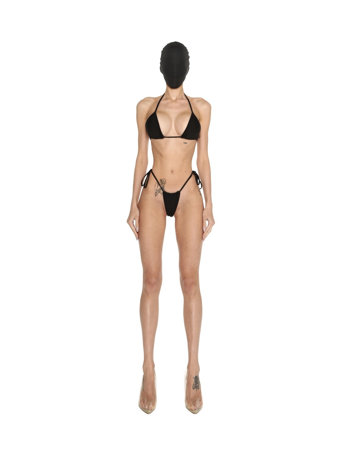 Bottom mini thong with strings