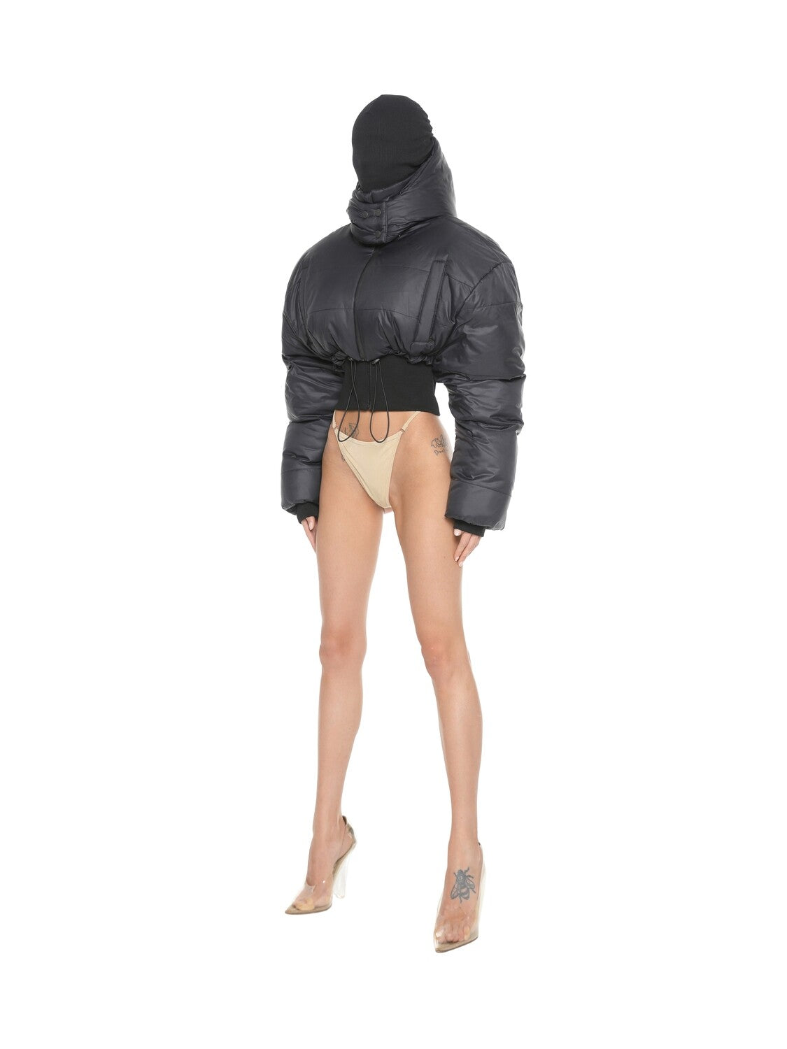 G-BADGE CROPPED puffer