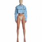 Shirt denim short