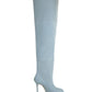 Denim Long boots heels 12