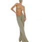 Viscose low rise pants