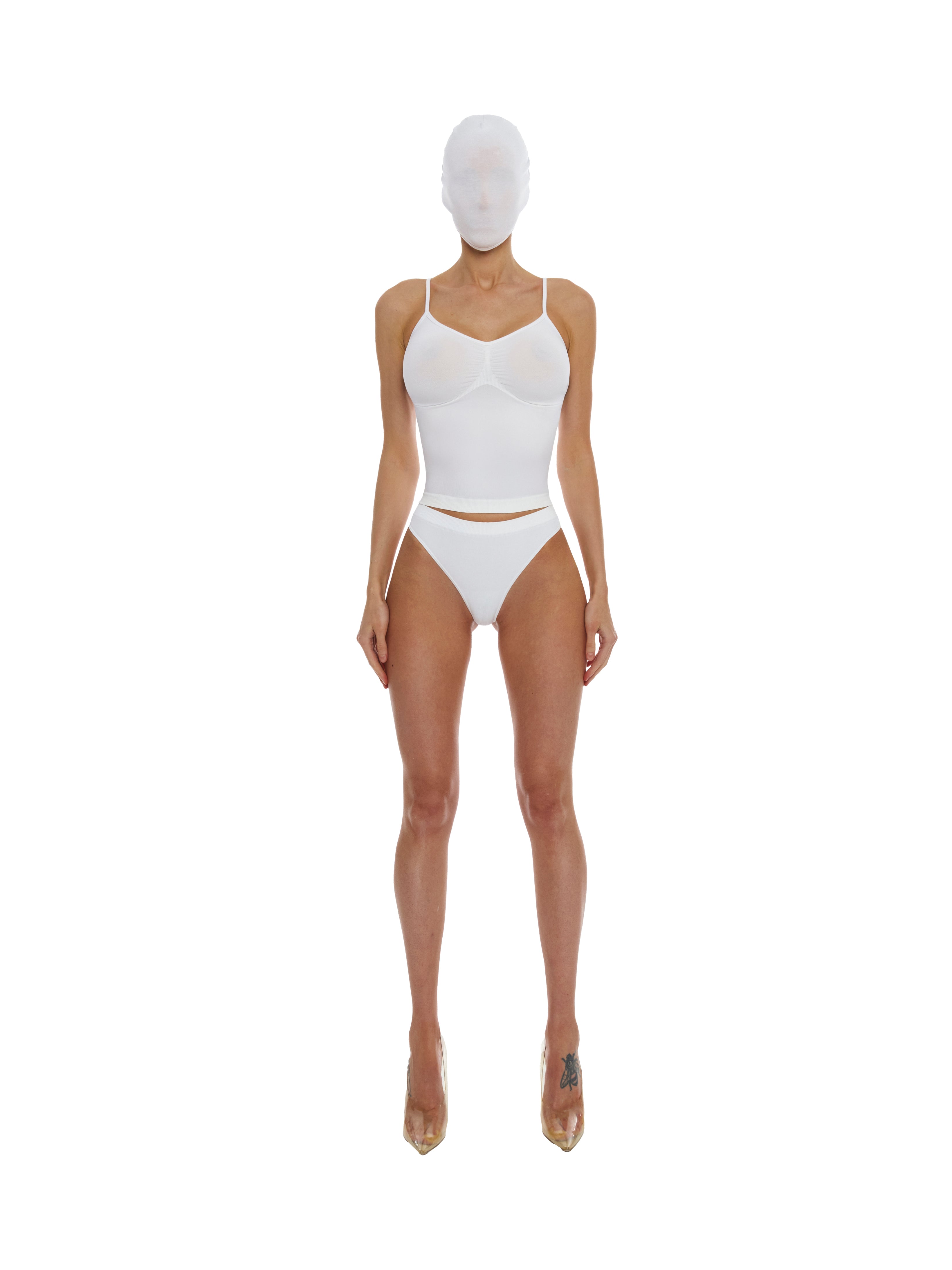 Seamless g-top with underwear