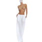 Viscose low rise pants
