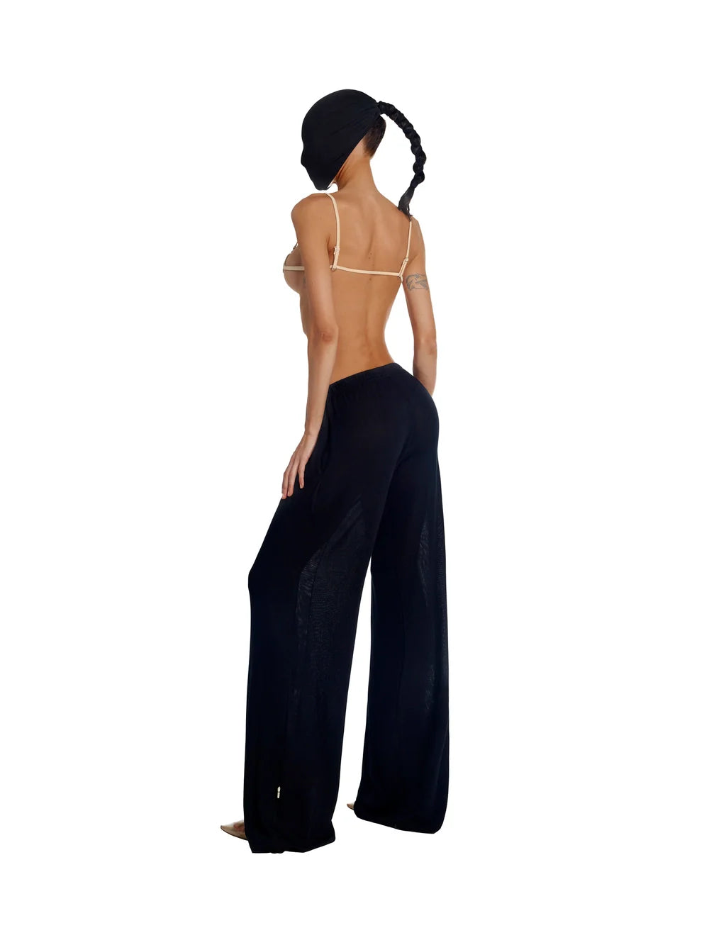 Viscose low rise pants
