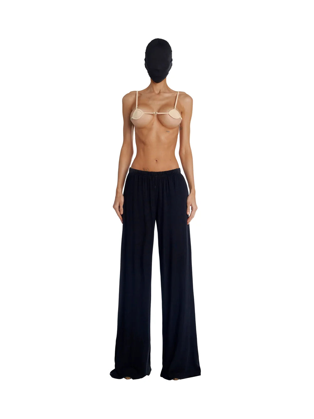 Viscose low rise pants