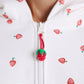 zip hoodie strawberry