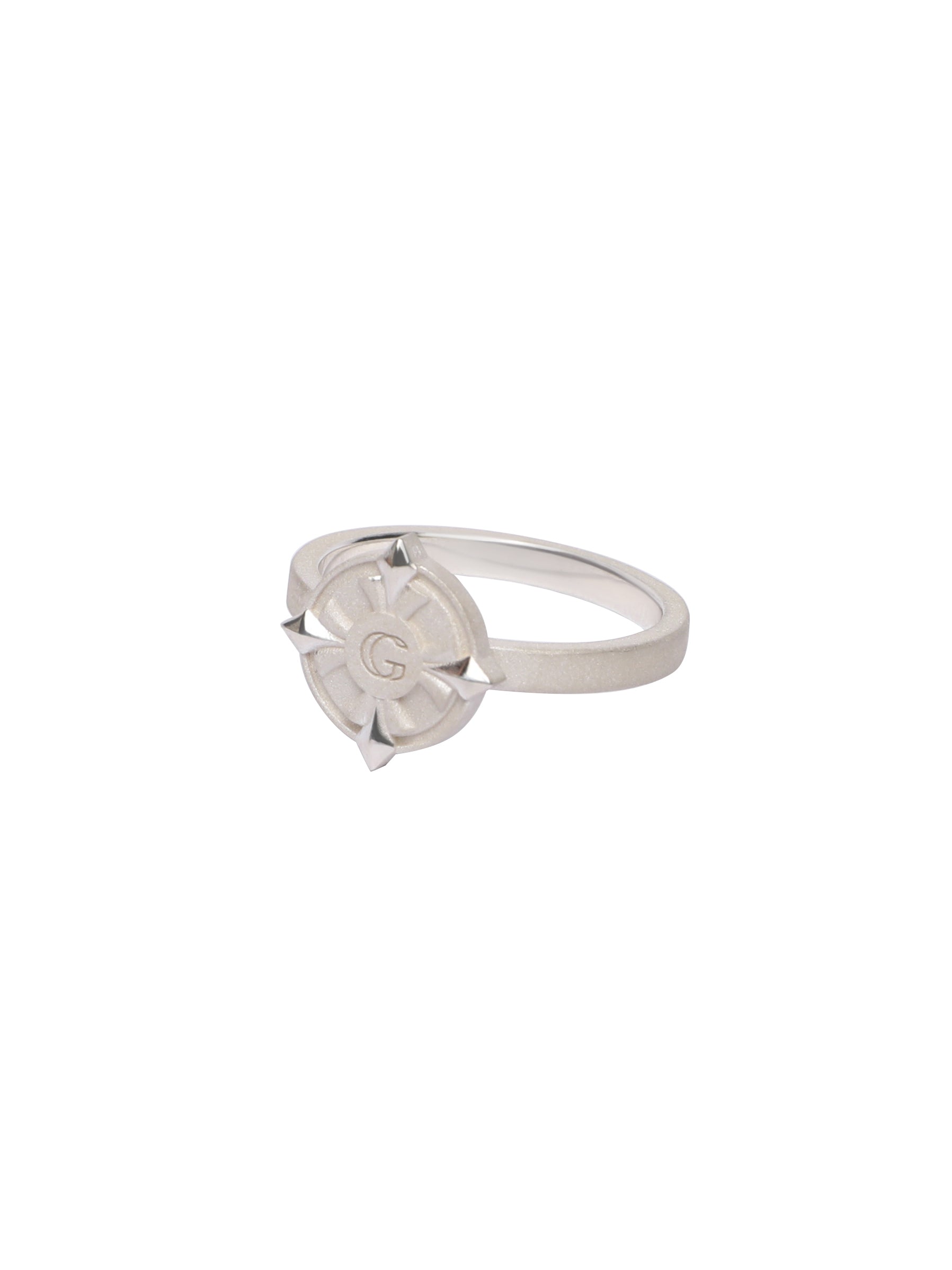 G-Figured Silver Ring