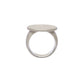 G-Seal Silver Ring With Cross