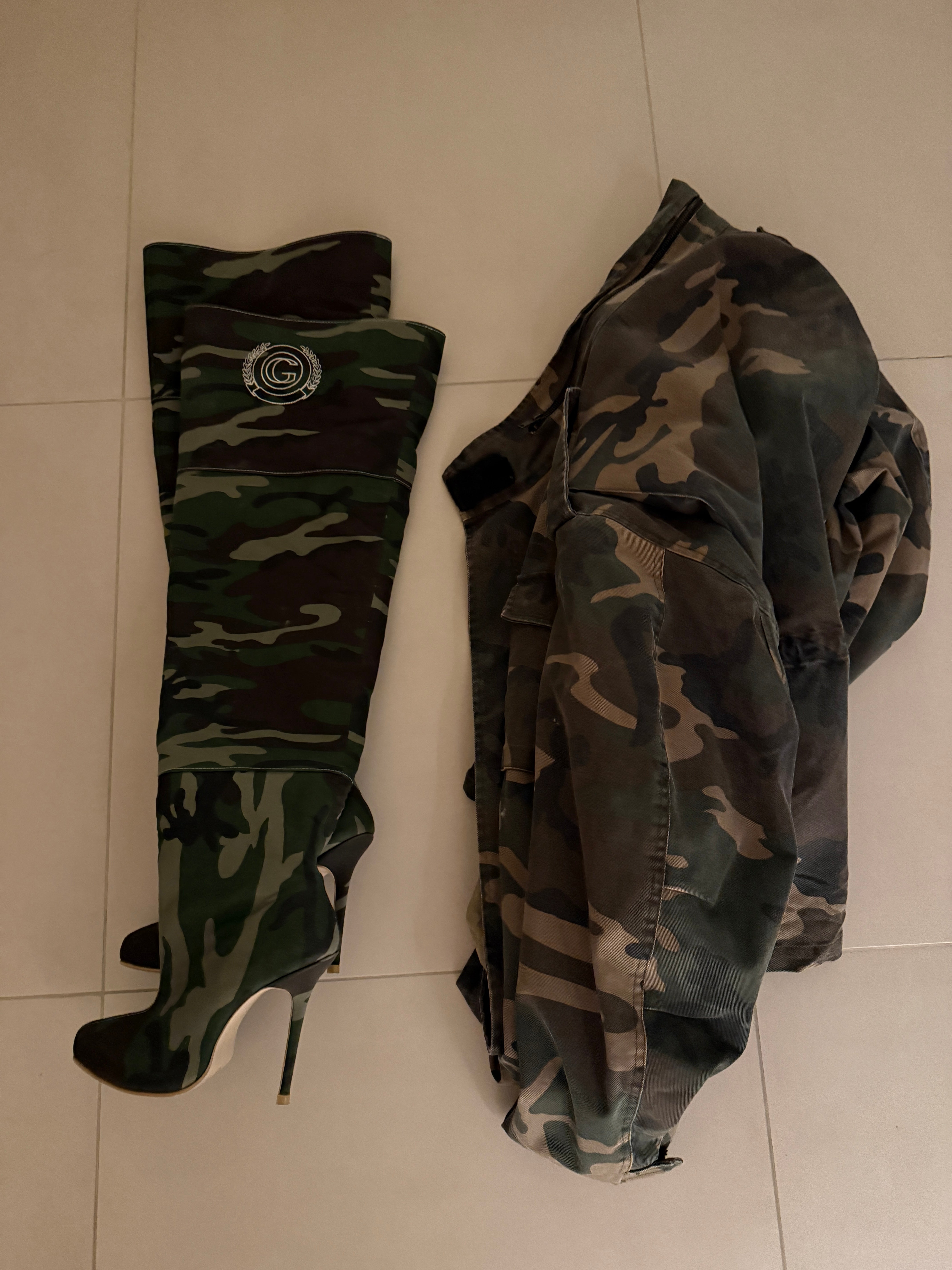 Long boots CAMO