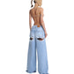 Jeans open back print Garageest.2016