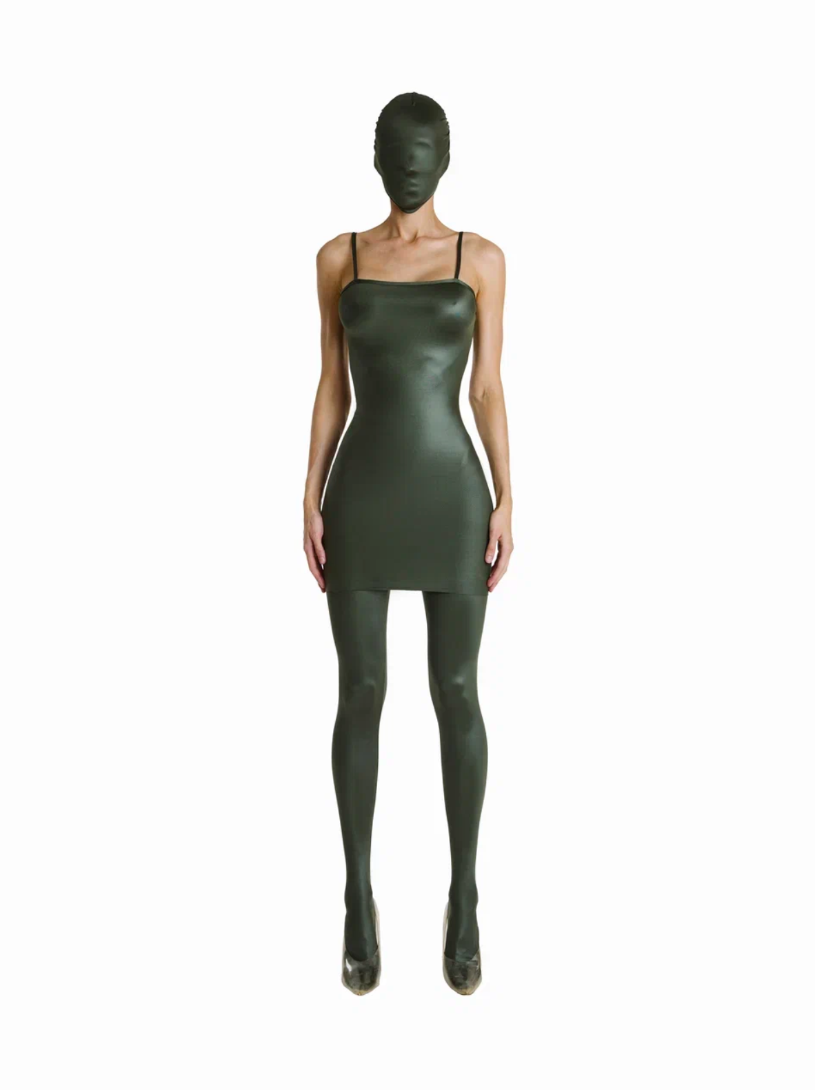 Dress & Tights Khaki Slim