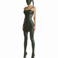 Dress & Tights Khaki Slim