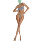 SWIMSUIT TOP MINI STRINGS BOTTOM TRIANGLE