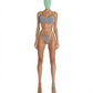 SWIMSUIT TOP MINI STRINGS BOTTOM TRIANGLE