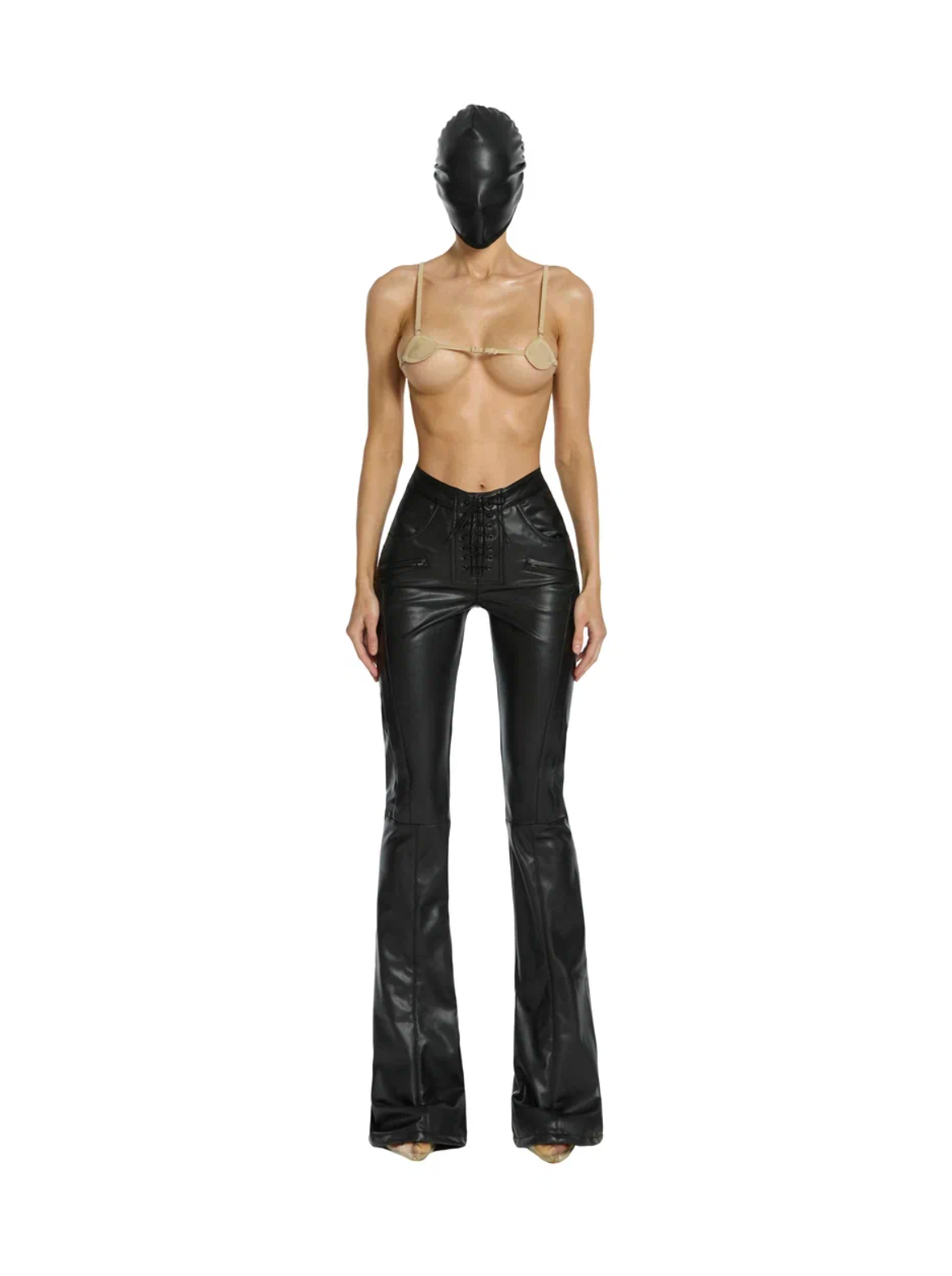 Lace-Up Flared Pants 7.11