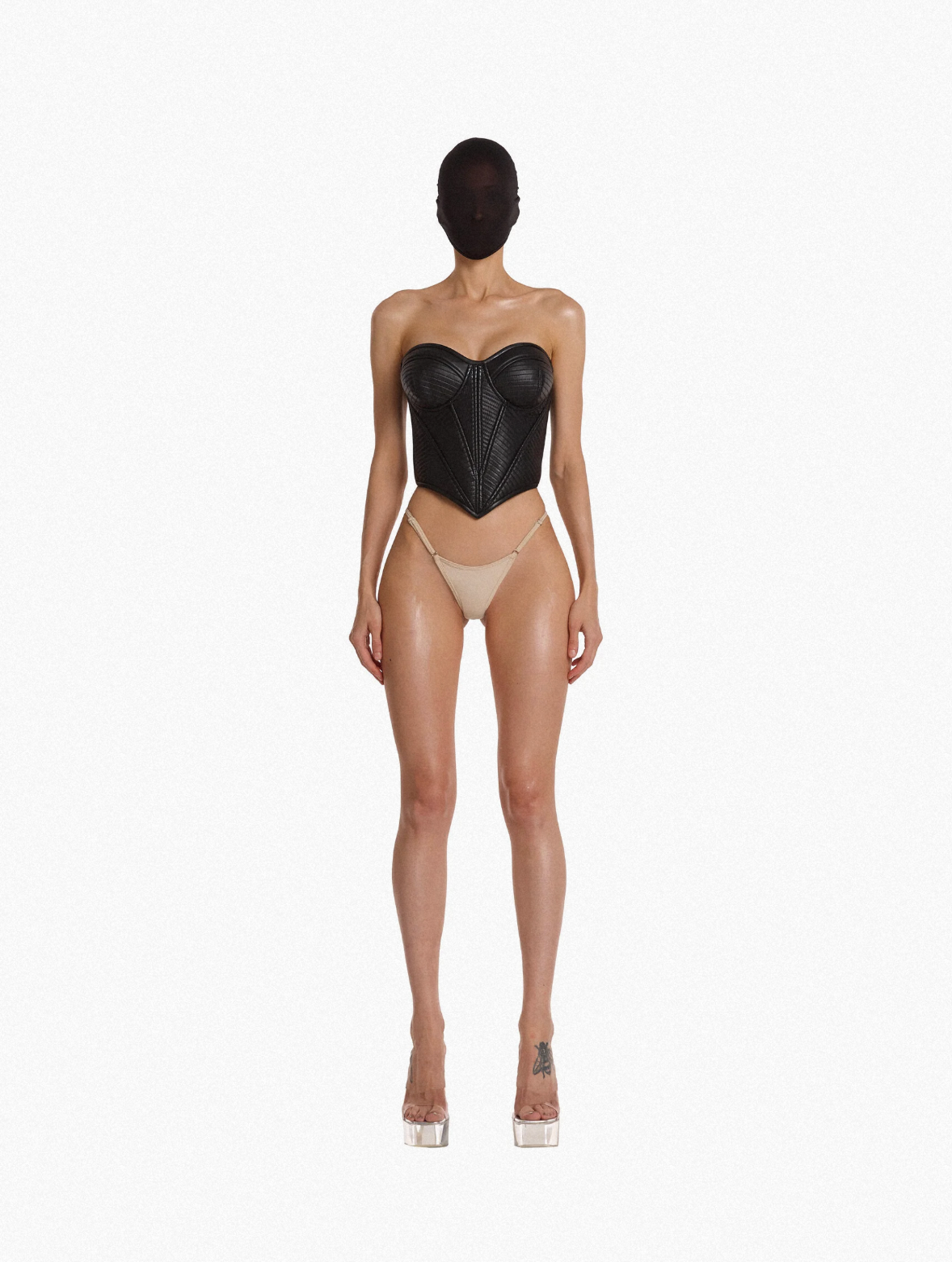 ECO-LEATHER CORSET