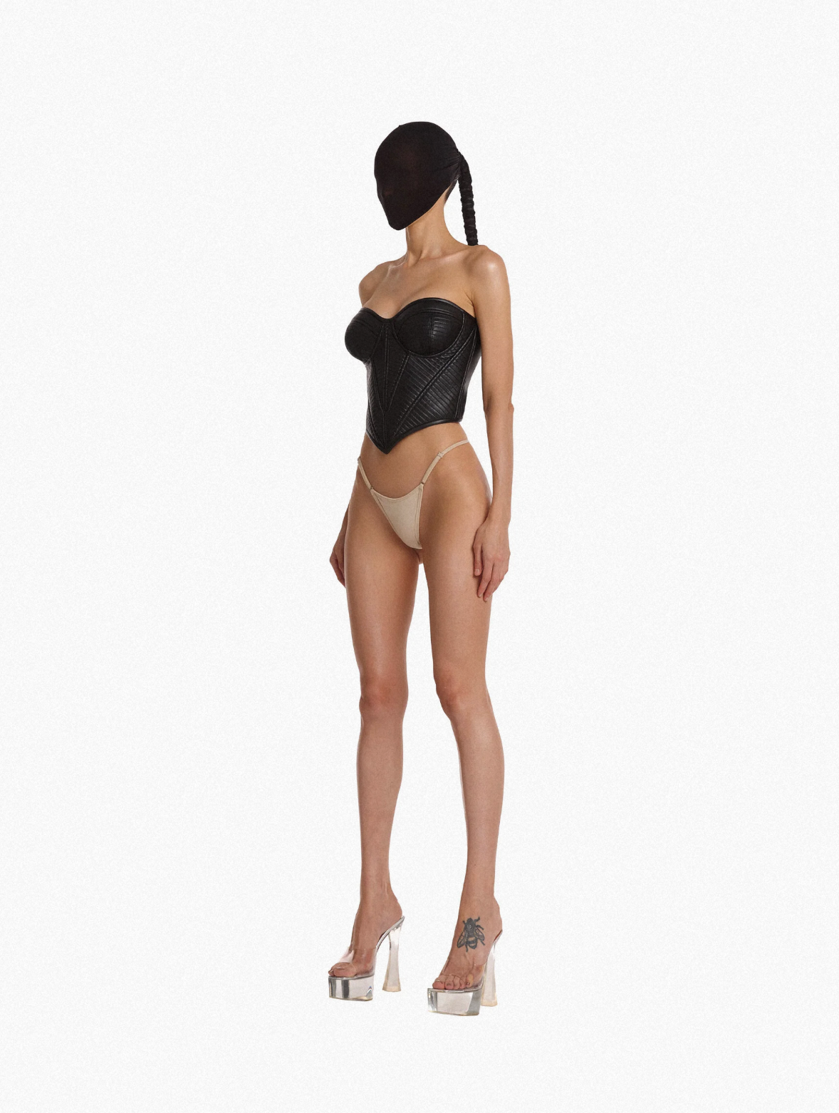 ECO-LEATHER CORSET