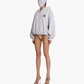 GRAY MELANGE HOODIE