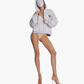 GRAY MELANGE HOODIE