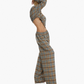 Plaid Shirt and Trousers Suit #1