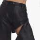 ECO-LEATHER TROUSERS-SHORTS