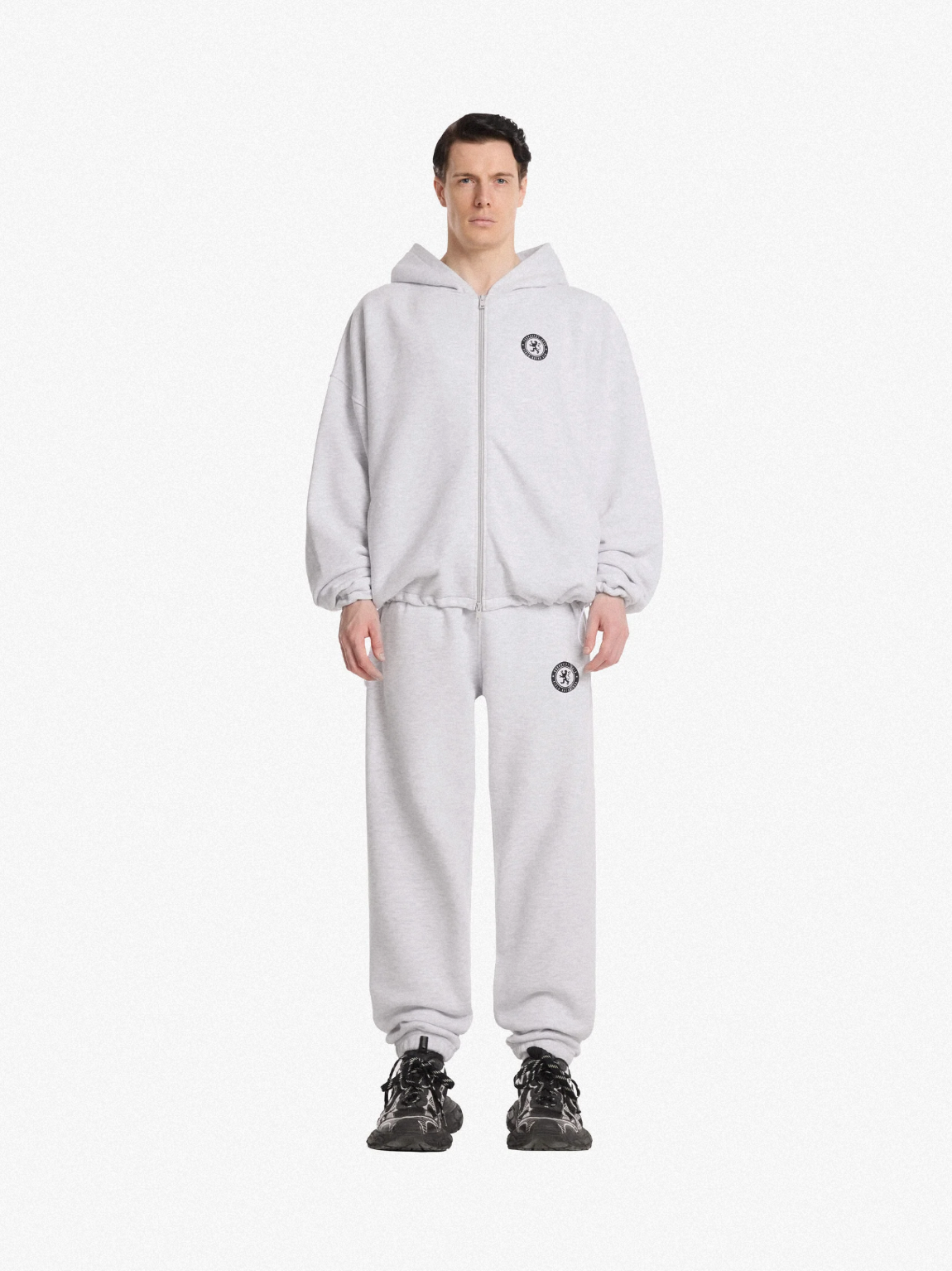 Men ( Hoodie ) Gray Melange