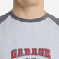 LONG SLEEVE RAGLAN, RED PRINT