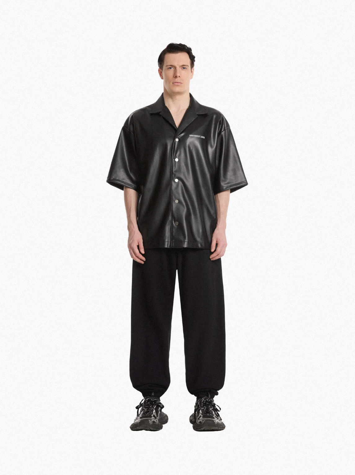 MEN'S ECO-LEATHER SHIRT
