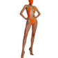 Open swimsuit bodysuit