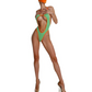 Open swimsuit bodysuit