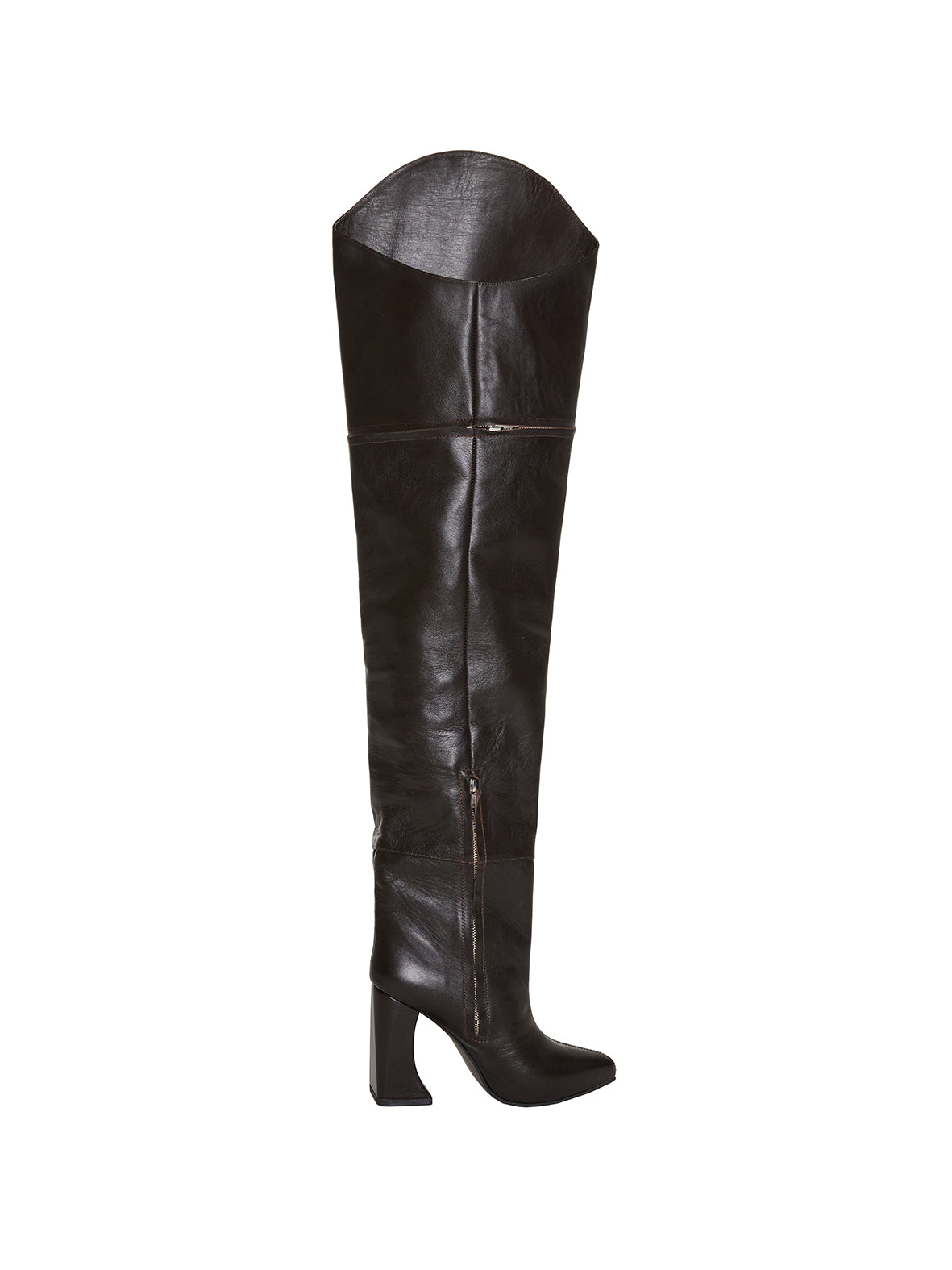 G-out leather boots