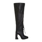 G-out lace-up boots