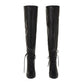 G-out lace-up boots