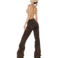 Jeans classic zor kahve