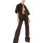 Unisex shirt zor kahve