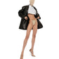 Classic leather jacket with dickeys