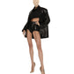 Classic leather jacket with dickeys