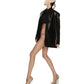 Classic leather jacket with dickeys